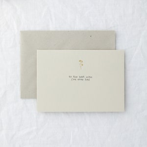 La mejor mamá que he tenido: mamá divertida, sencilla y minimalista para el día de la madre Tarjetas de felicitación