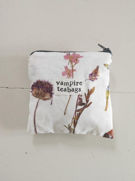 Vampire Teabags - Handmade Small Personal | Period Pouch | Purse