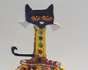 Pete The Cat Cake Etsy