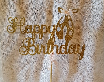 Ballerina Cake topper, Ballet, Party, Cake topper, Double sided Ballet Theme