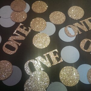 Deluxe Silver and Blue Birthday confetti, confetti, glitter confetti, party decorations, 1st birthday