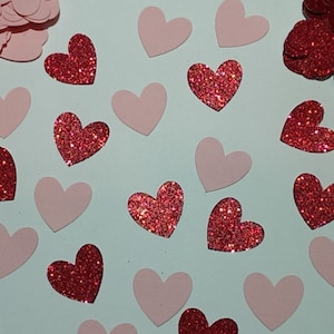 Confetti-Valentine-coeur confettis - mariée roses et rouges douche décoration - bébé douche Decor-mariage Quinceanera Decor - Decor