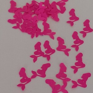 Mermaid Confetti- Hot Pink Confetti-Table scatter-Bridal Shower Decor-  Baby Shower Decor- Wedding Decor- Quinceanera Decor