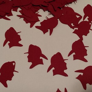 Red Firemen Confetti- Confetti- Mariée Douche Décor- Baby Shower Décor-Wedding Décor Quinceanera Décor