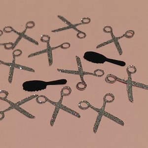 Scissor & Comb Confetti - Salon Decor -Table scatter- Party Decor - Party confetti - Beauty Parlor Decor