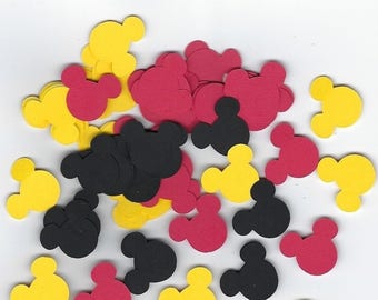 Mickey Mouse Confetti | Mickey Mouse Birthday | Mickey Mouse Decor | Mickey Mouse Theme Party | Mickey Mouse Die Cuts | Mickey Mouse Party