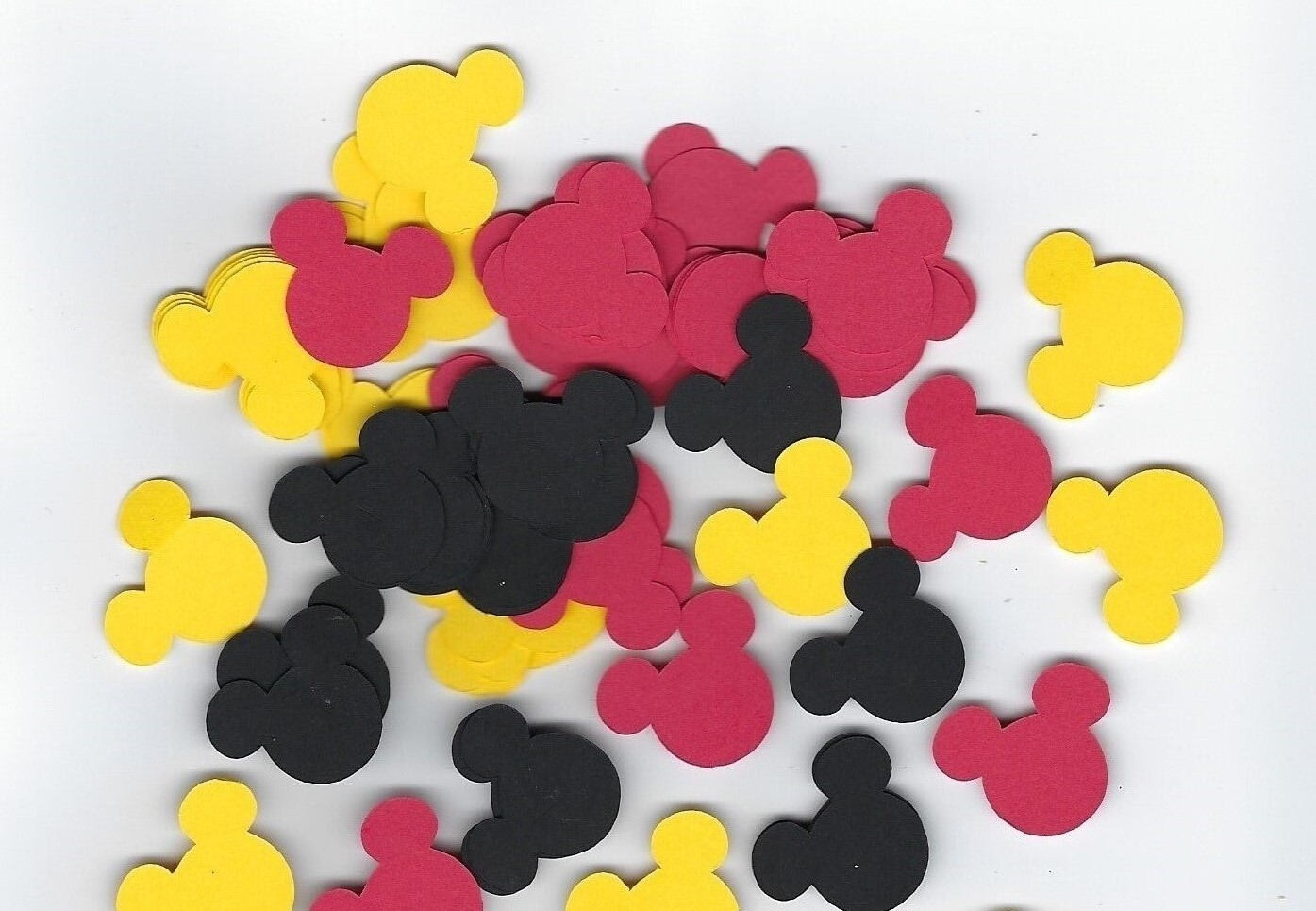 Mickey Mouse Confetti Mickey Mouse Birthday Mickey Mouse Decor Mickey Mouse Theme Party Mickey Mouse Die Cuts Mickey Mouse
