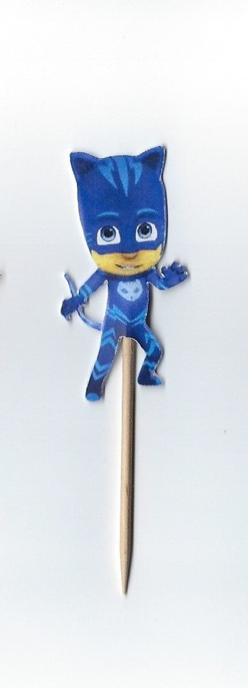 Pj Mask Cupcake Picks Gecho Cat Boy 12 PJ Masks Cupcake Toppers Owlet 