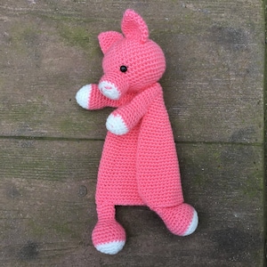 Piggy Security Blanket Crochet Animal Piggy Baby Shower Gift Crochet Pattern Amigurumi Pattern Plushie Amigurumi Doll Plush Toy P001