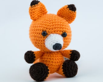 Crochet Pattern Little Fox Amigurumi Gift for Children Little Fox Pattern PDF Foxy Kids Toy Child's Fox Plush Sewing Pattern Handmade P023