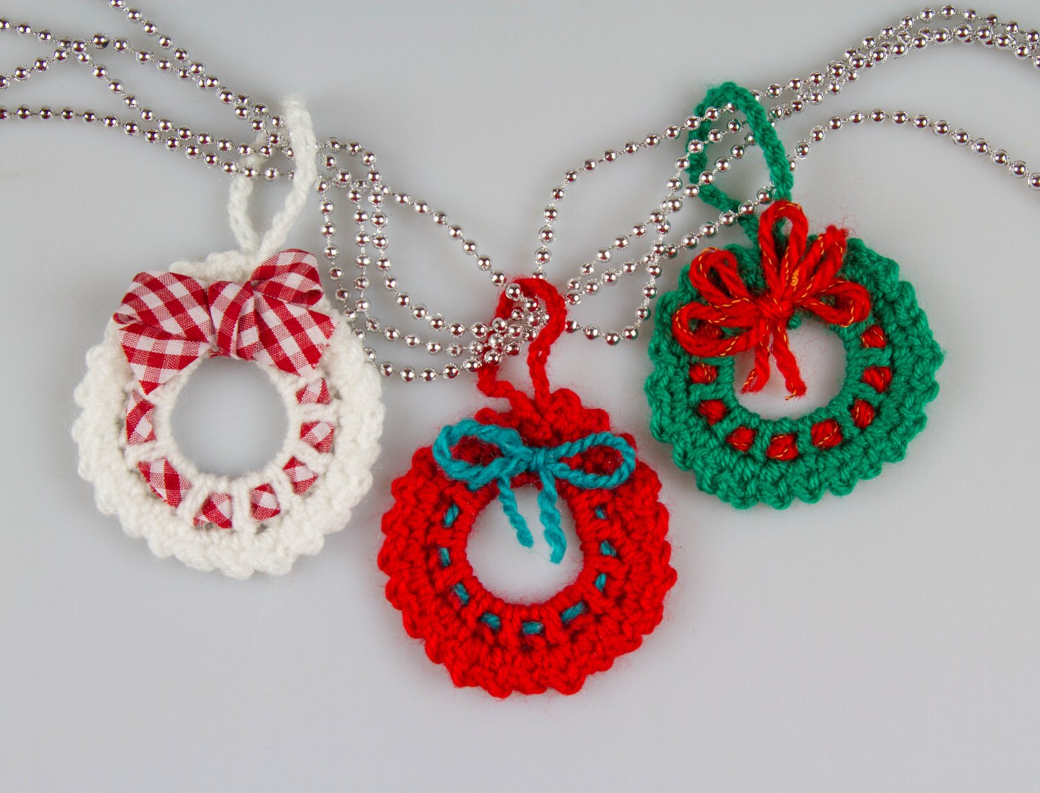 Christmas Crochet Wreath Crochet Pattern Crochet Wreath Brooch | Etsy