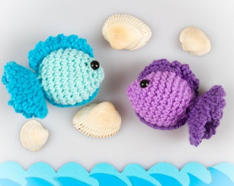 Fish Crochet Pattern Easy Crochet Pattern Amigurumi Crochet Pattern Amigurumi Rattle Amigurumi Colourful Stuffed Toy Crochet Patterns P014