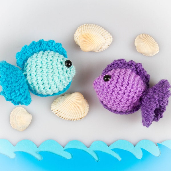 Fish Crochet Pattern Easy Crochet Pattern Amigurumi Crochet Pattern Amigurumi Rattle Amigurumi Colourful Stuffed Toy Crochet Patterns P014