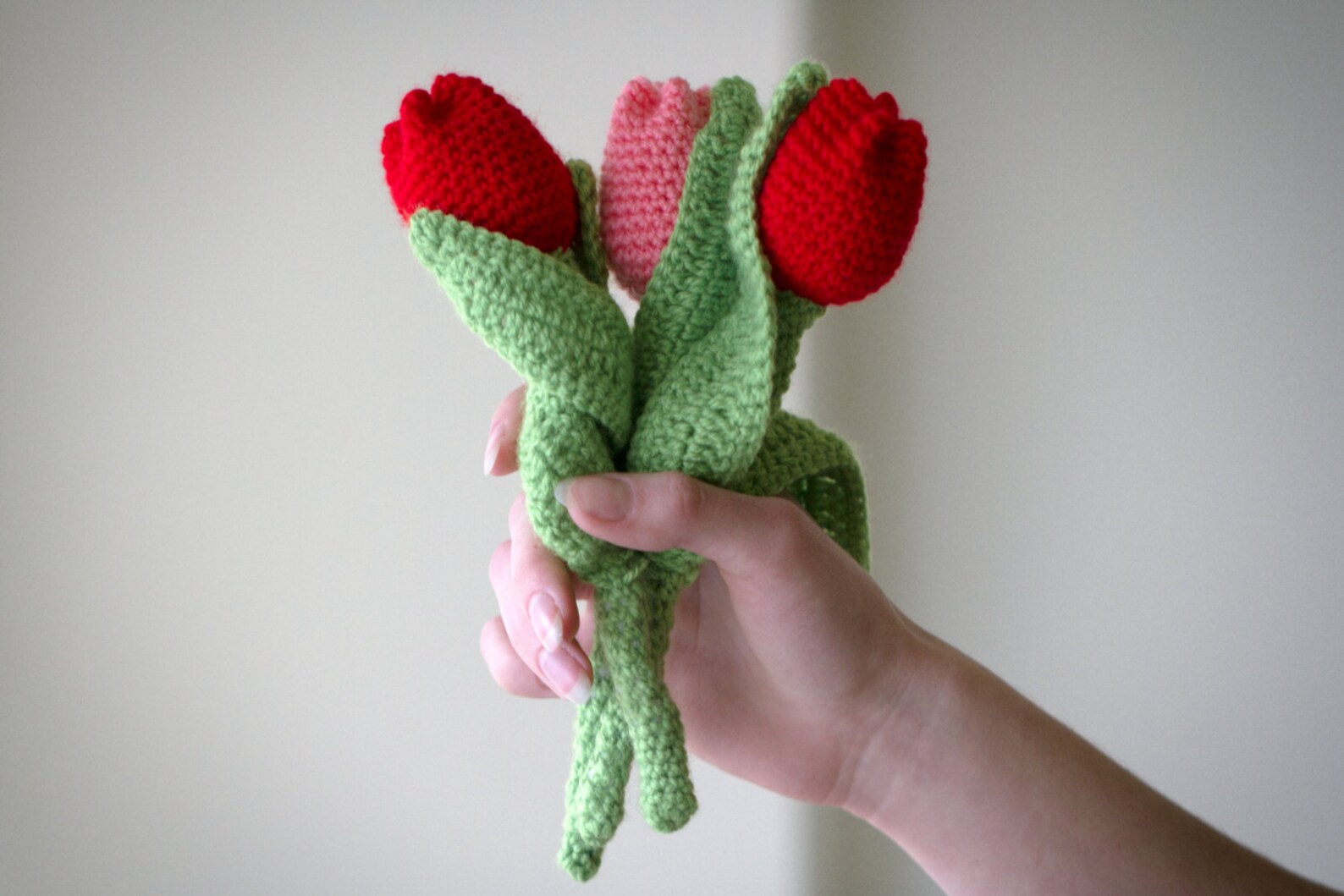 Crochet Tulip Bouquet Pattern Amigurumi Crochet Amigurumi Etsy UK