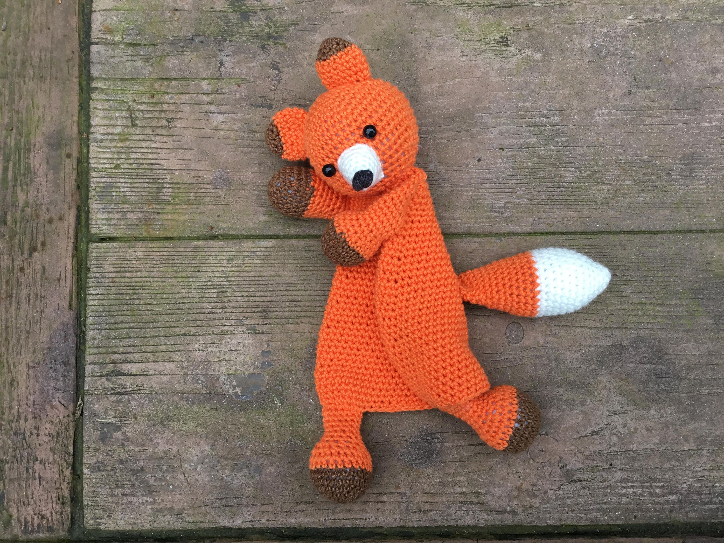 Fox Lovey Fox Security Blanket Pattern Crochet Lovey Baby Lovey Toy Blanket Toy Lovey Blanket PDF Crochet Pattern Crochet Pattern P056 Etsy