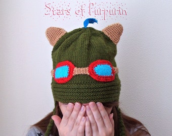 Gorro de Teemo - LOL, Teemo, Gamer, Riot, Gorro Cosplay