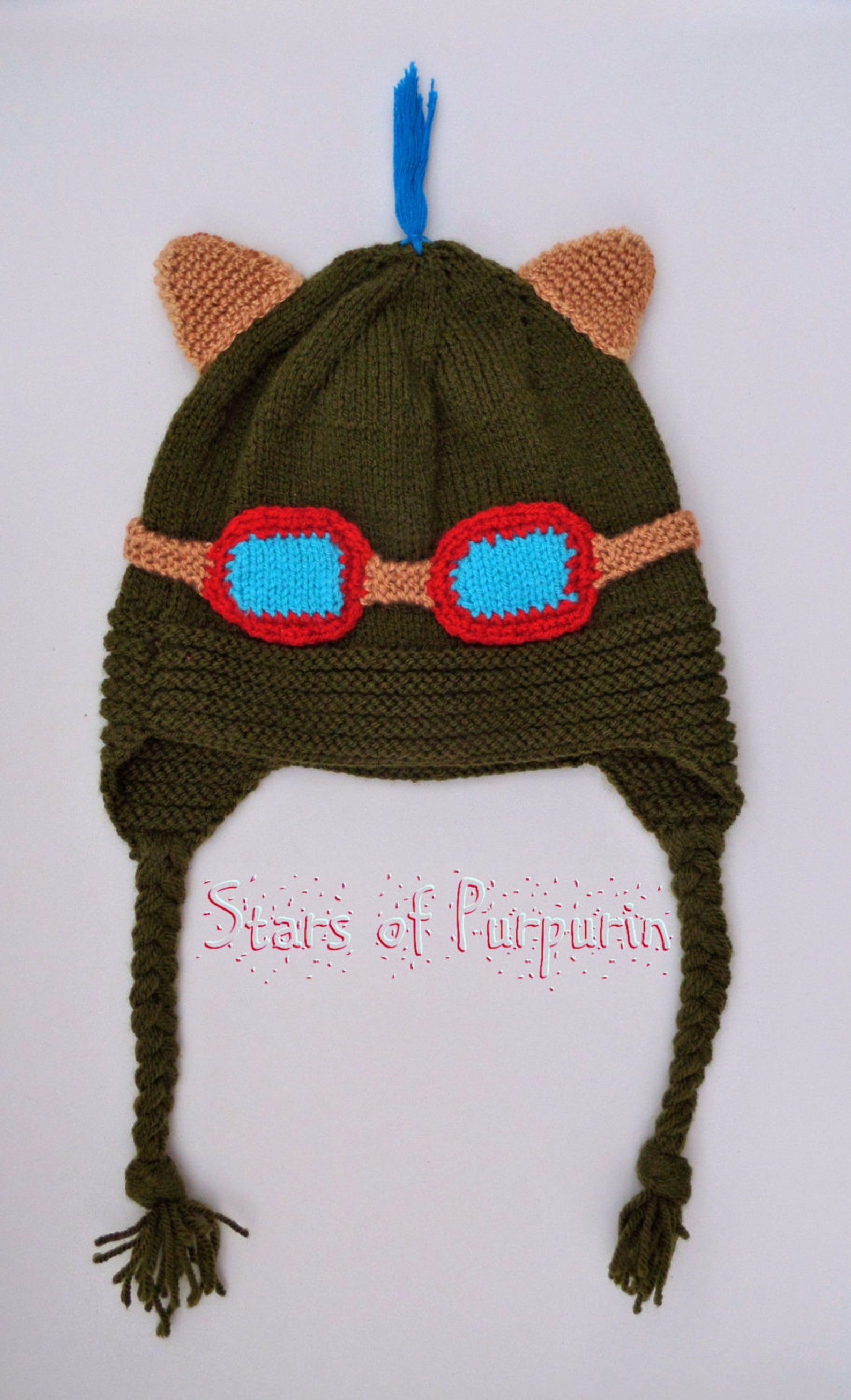 Gorro de Teemo League of Legends LOL Teemo Gamer Riot Etsy España