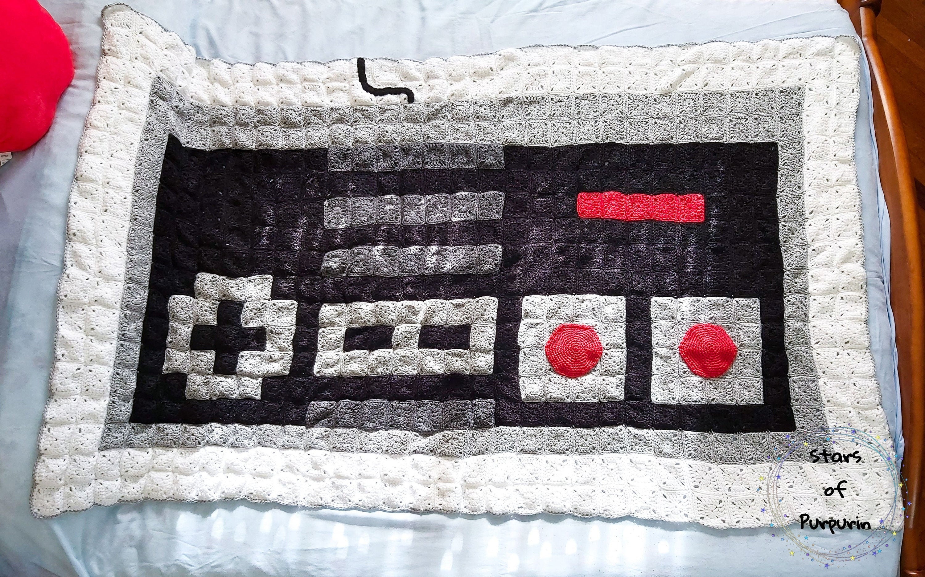 Blanket Inspired By The Nintendo Nes Nintendo Gift For Etsy Blanket Inspired By The Nintendo Nes Nintendo Gift For Etsy