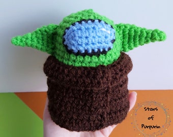 Lalka amigurumi inspirowana Gwiezdnymi Wojnami - Among Us, oszust, kłamca, prezent dla geeka, prezent Among Us, prezent urodzinowy