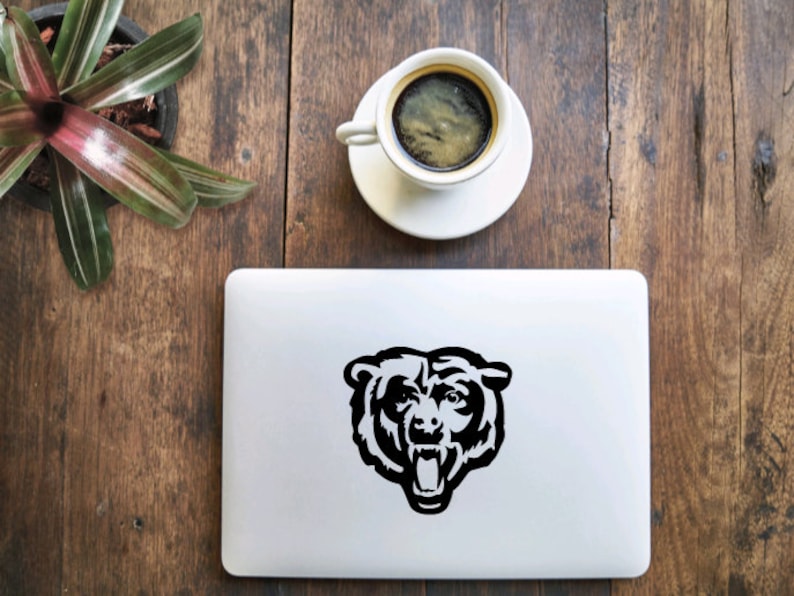 Chicago Bears vinyl decal/NFL football car decal/waterproof vinyl sticker, Truck decal, laptop sticker, bottle or tumbler vinyl decal image 4