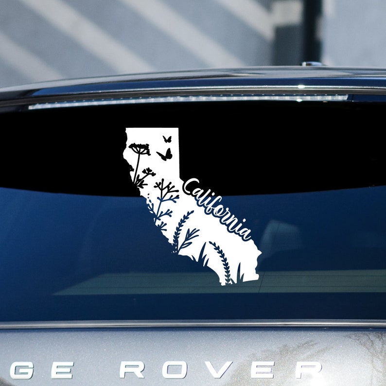 California decal, CA State vinyl Sticker, Waterproof sticker, car decal, laptop or phone vinyl sticker, water bottle or tumbler decal image 6