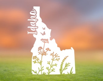 Idaho decal, ID State vinyl Sticker, Waterproof sticker, car decal, laptop or phone vinyl sticker, water bottle or tumbler decal