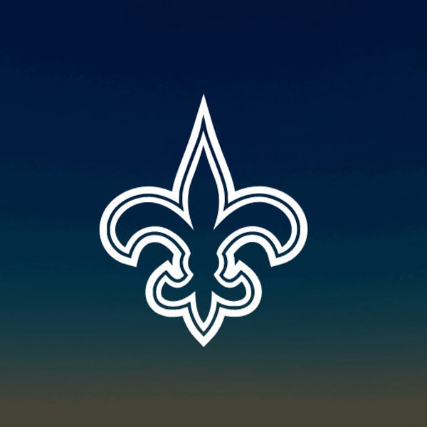 New Orleans Saints vinyl decal/NFL football car decal/waterproof vinyl sticker, Truck decal, laptop sticker, bottle or tumbler vinyl decal