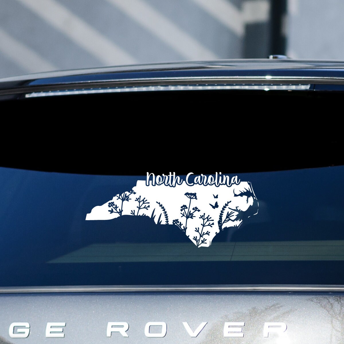 North Carolina Decal, NC State Vinyl Sticker, Waterproof Sticker, Car ...