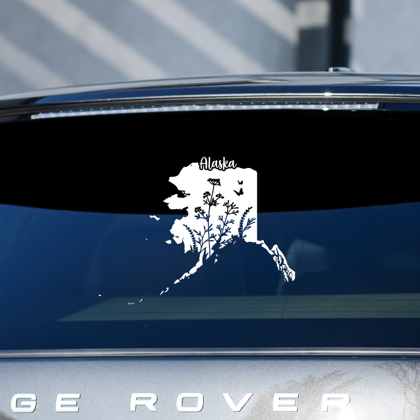 Alaska Decal, AK State Vinyl Sticker, Waterproof Sticker, Car Decal ...