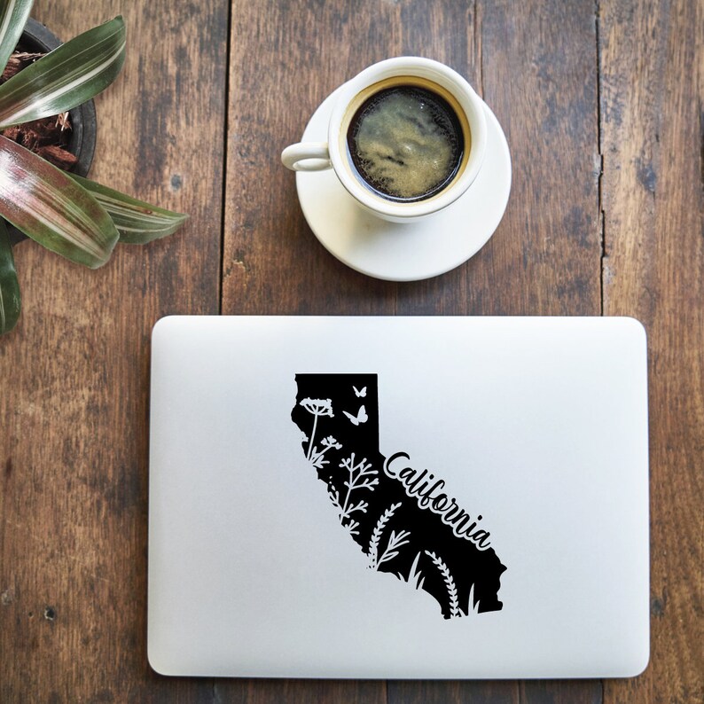 California decal, CA State vinyl Sticker, Waterproof sticker, car decal, laptop or phone vinyl sticker, water bottle or tumbler decal image 5