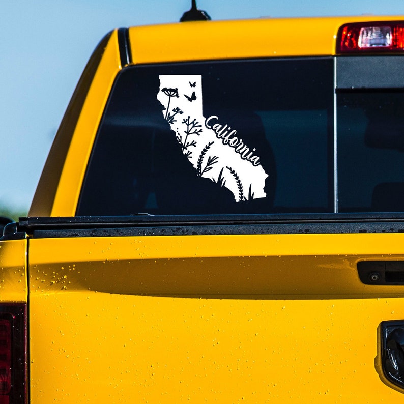 California decal, CA State vinyl Sticker, Waterproof sticker, car decal, laptop or phone vinyl sticker, water bottle or tumbler decal image 4