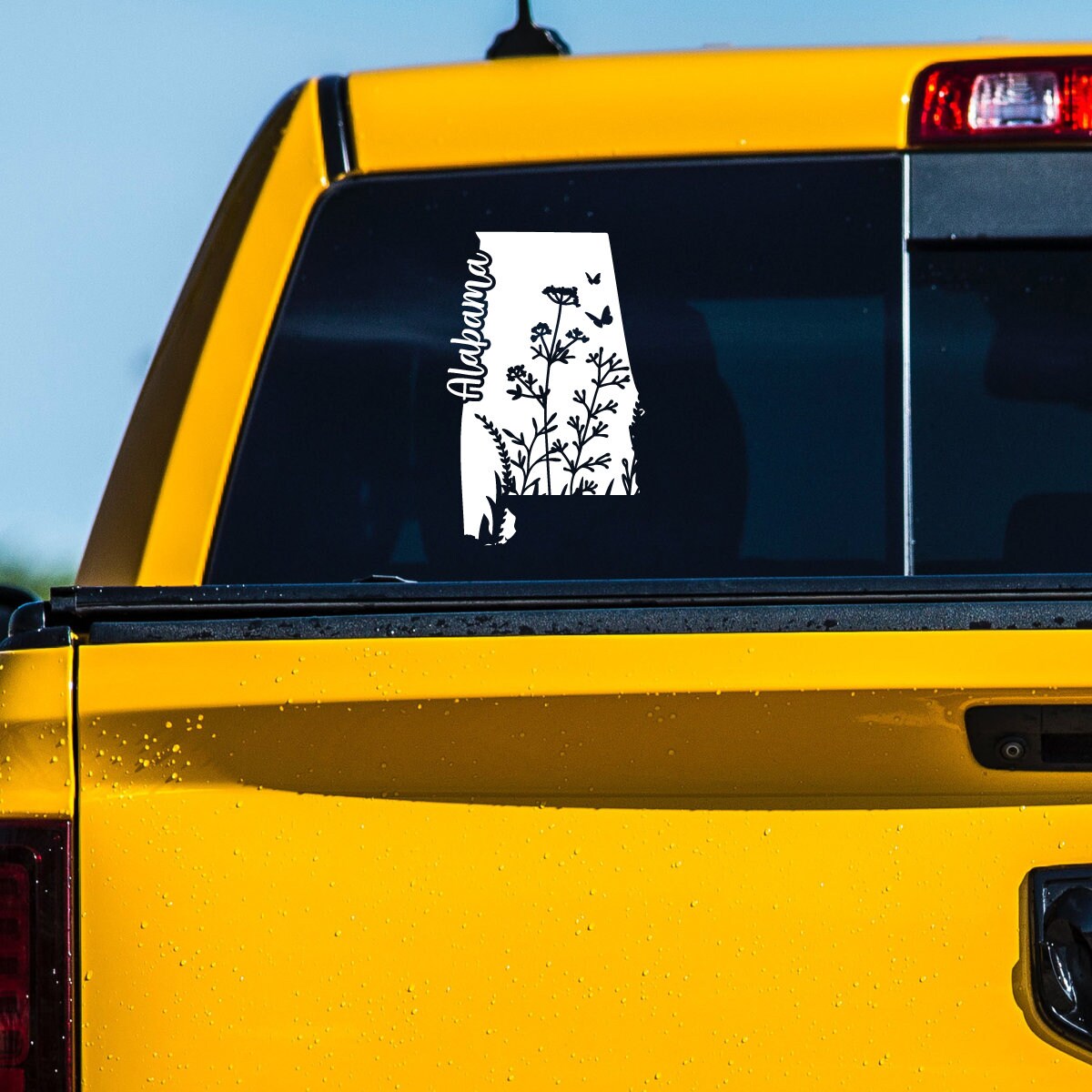 Alabama Decal, AL State Vinyl Sticker, Waterproof Sticker, Car Decal ...