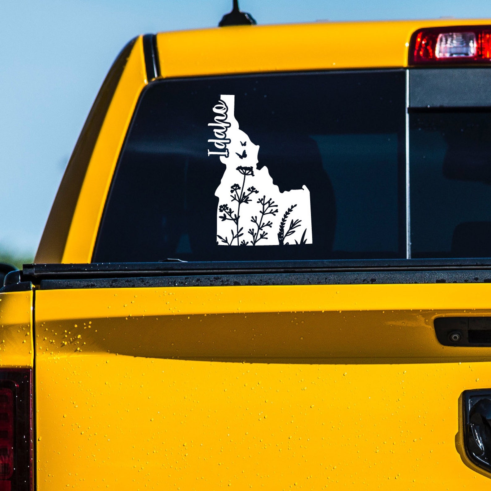 Idaho Decal, ID State Vinyl Sticker, Waterproof Sticker, Car Decal ...
