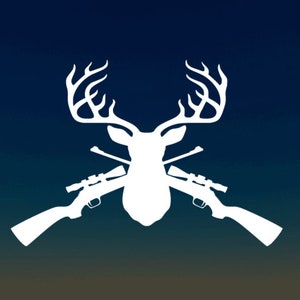 Hunting Vinyl Decal, Deer Hunting Vinyl Sticker, Waterproof Vinyl ...