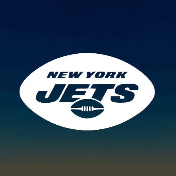 New York Jets vinyl decal/NFL football car decal/waterproof vinyl sticker, Truck decal, laptop sticker, bottle or tumbler vinyl decal