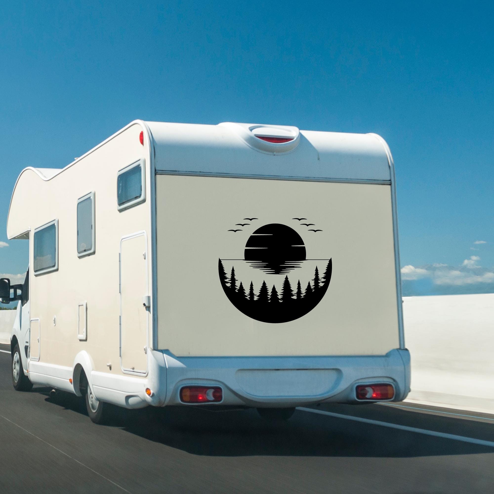 Adesivi Montagna Per Auto, Grafici Decorativi In Vinile