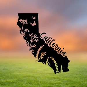 California decal, CA State vinyl Sticker, Waterproof sticker, car decal, laptop or phone vinyl sticker, water bottle or tumbler decal image 2
