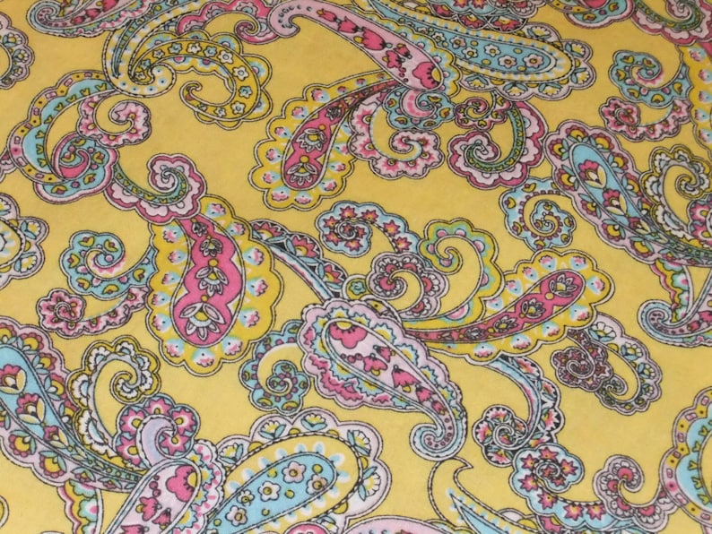 PAISLEY in Yellow PILLOWCASE 20 X 35 KING 36 Etsy Canada