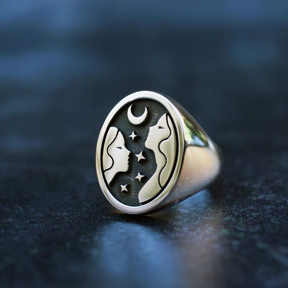 Gemini signet hotsell ring