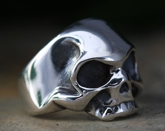 Silver Skull Ring main image 1