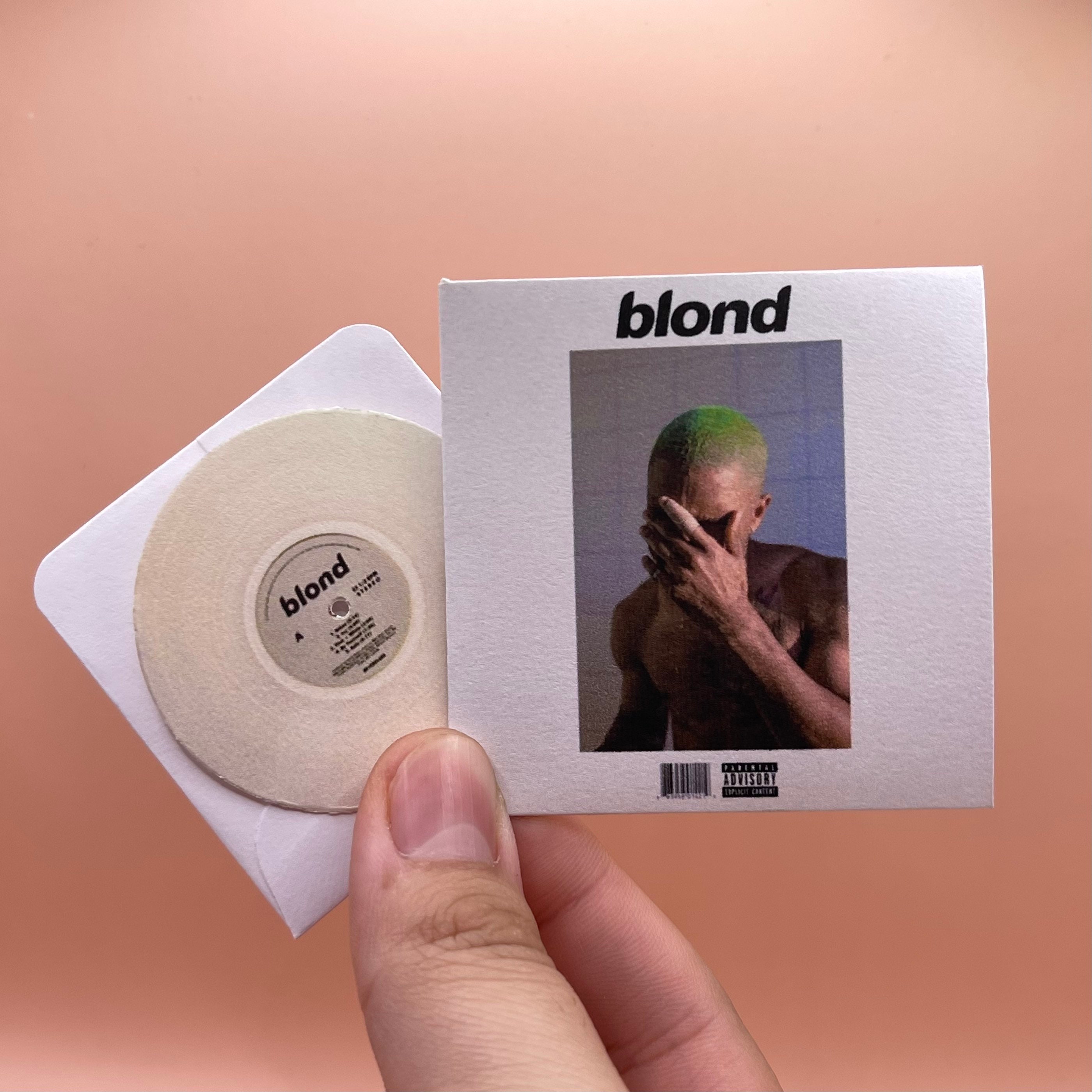 MINI blonde Vinyl by Frank Ocean Etsy