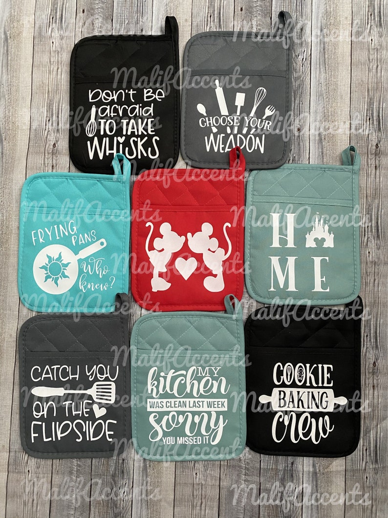Pot Holders W/ Cute Sayings Gifts for Bakers Christmas Gift Etsy