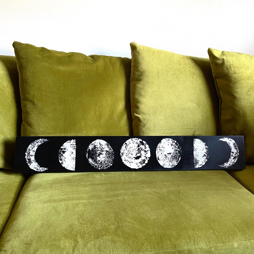 Moon Phases Celestial Wall Art - Etsy