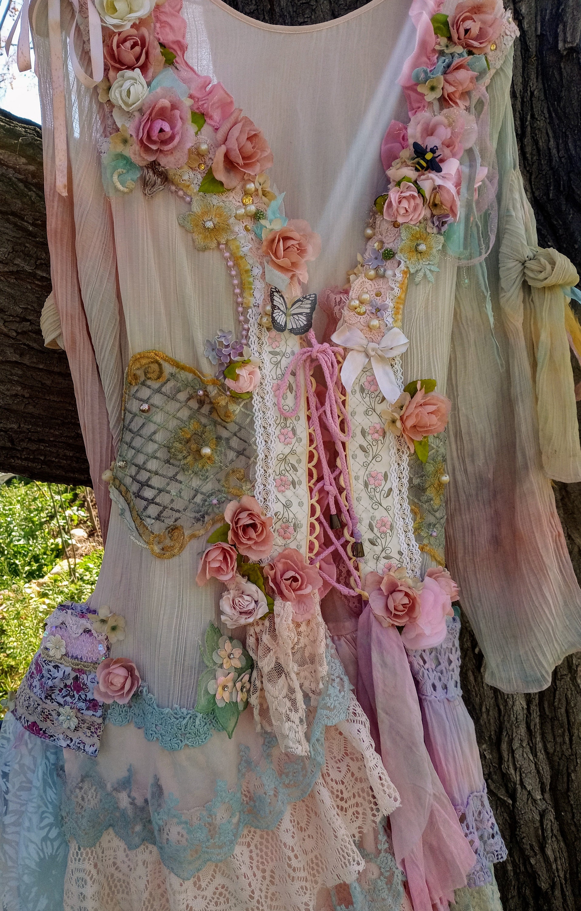 Pretty Victorian XXL Honeybee Butterfly Dress / Jacket | Etsy