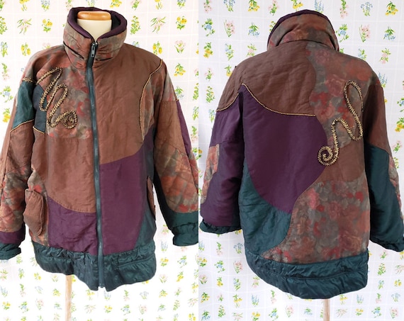 Vintage 80s Puffer Coat - Izzi - Winter Ski - Rain