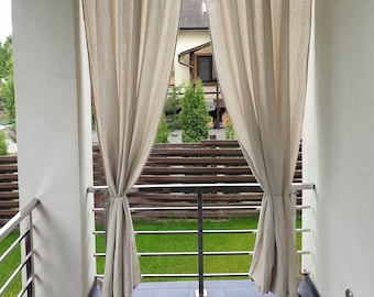 Linen curtain Outdoor curtain Curtain for a gazebo Curtains for patio Outdoor drape Garden Curtain Panel Outside curtains