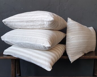 striped body pillow cover