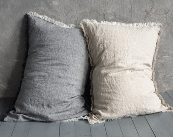 Linen Pillow Shams Etsy