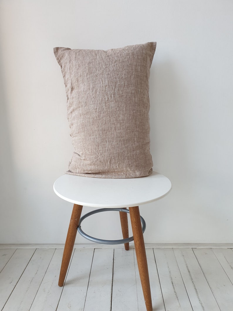 100 Linen Pillowcase Housewife Style Organic Pillow Case Slip Etsy