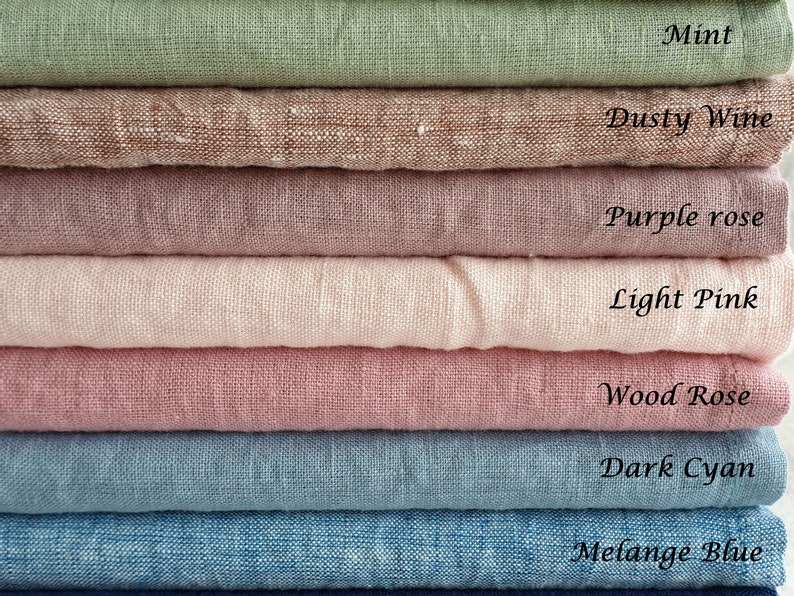 Linen Pillow Sham Stone Washed Organic Eco Pillowcase with Ties Pillow Case Slip Cover Standard Queen King Euro size Linen Pillowcase Flax